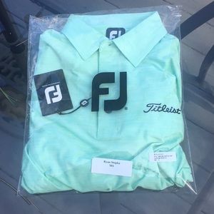 Small FJ golf shirt with titleist logo